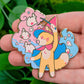 Cute Cat Witch Enamel Pins!