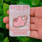 Cutie Pie Chark Enamel Pin!