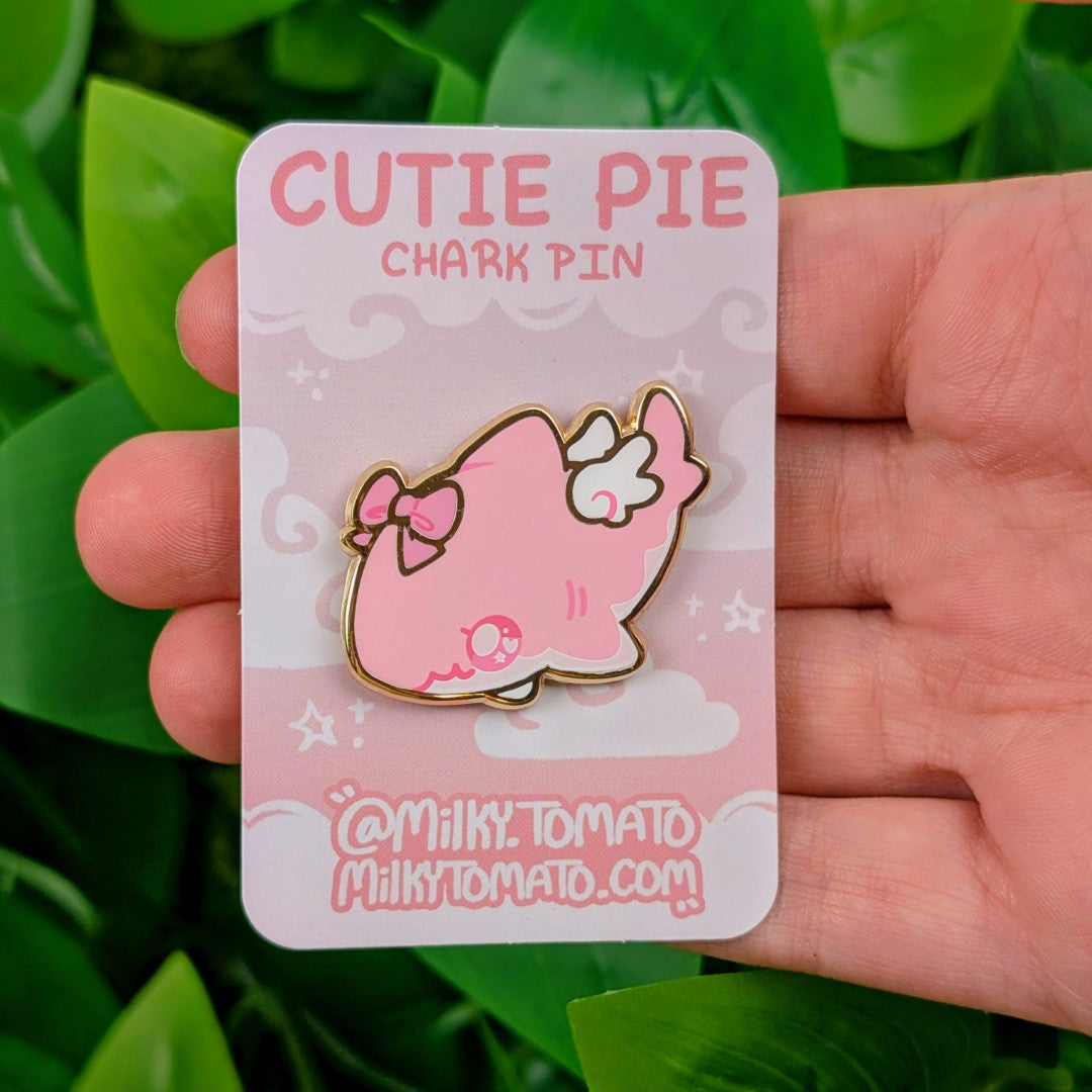 Cutie Pie Chark Enamel Pin!