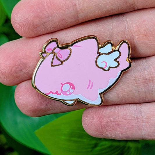 Cutie Pie Chark Enamel Pin!