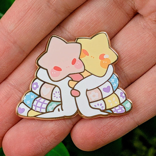 Quilt Cuddles Star Babies Enamel Pin!