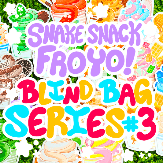 Snake Yogurt Stickers Blind Bag Series 3