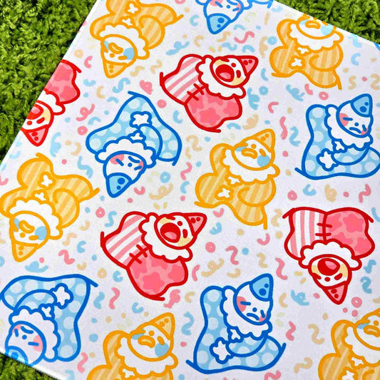 Little Clown Pattern Desk Mat!