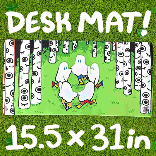 Forest Ghost Desk Mat!