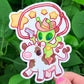 Cute Cowboy Alien Stickers!