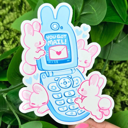 Cute Bunny Phone Sticker!