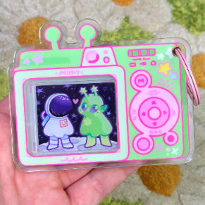 Cute Alien Camera Keychain!
