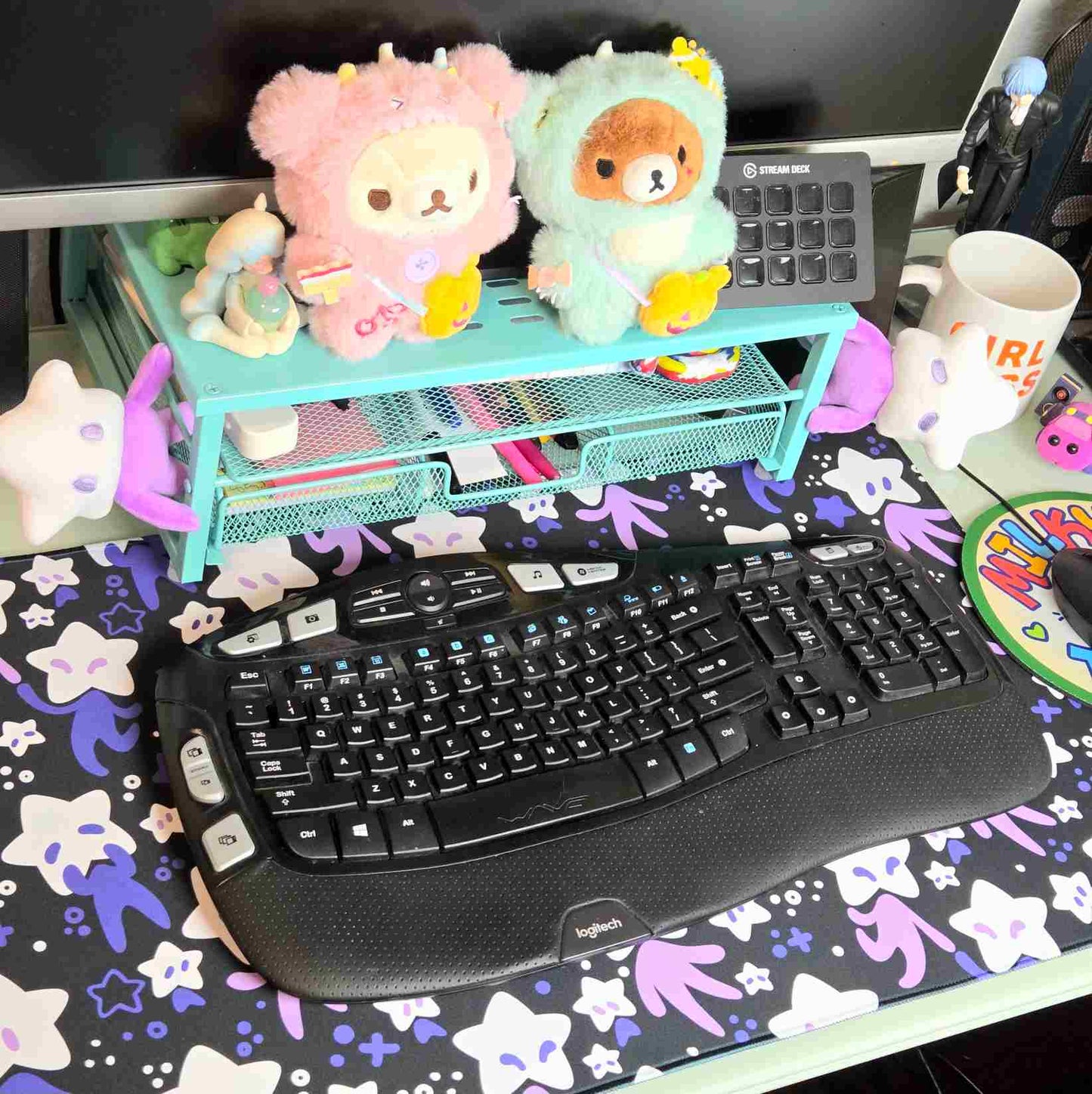 Star Baby Pattern Desk Mat!