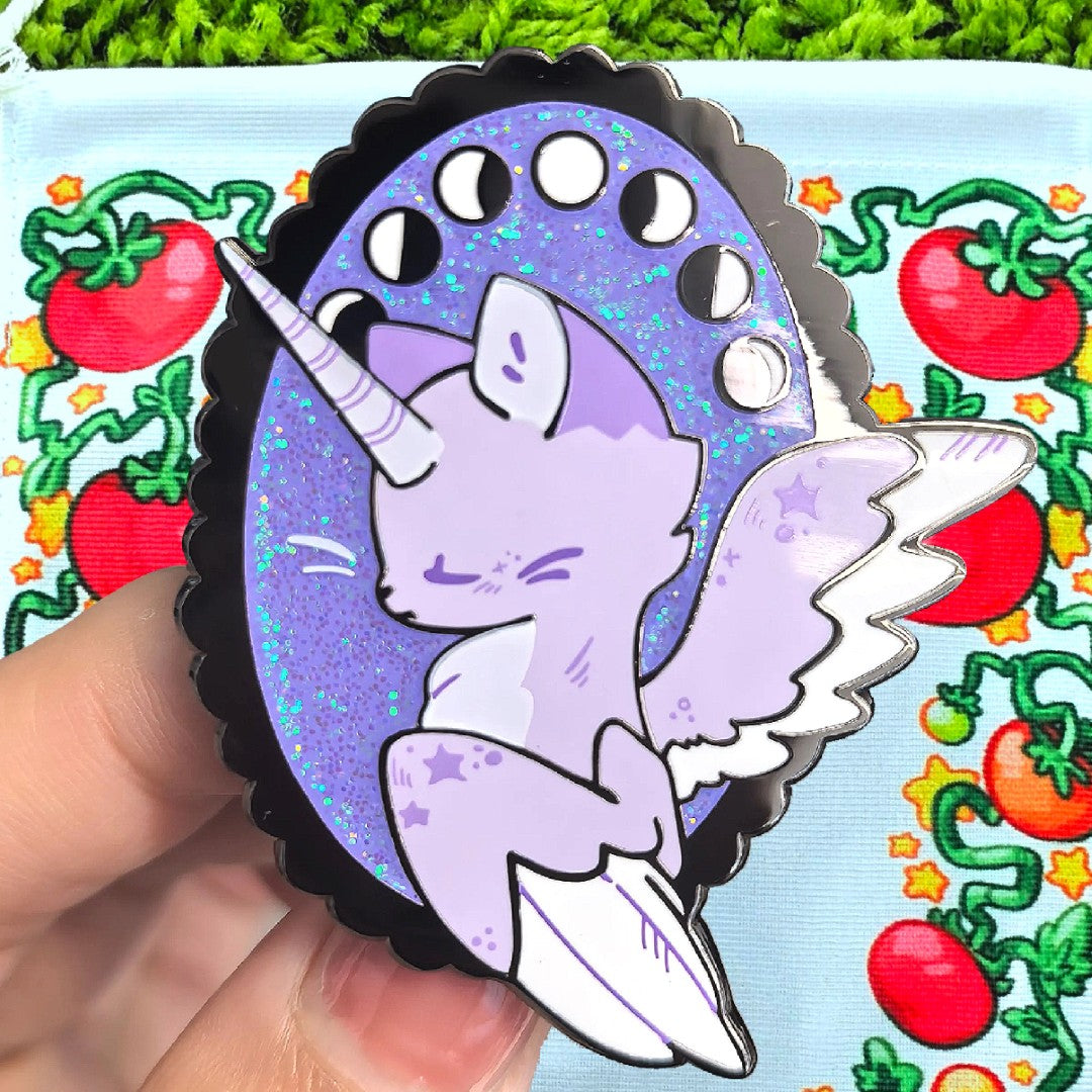 Moon Kitty Enamel Pin!