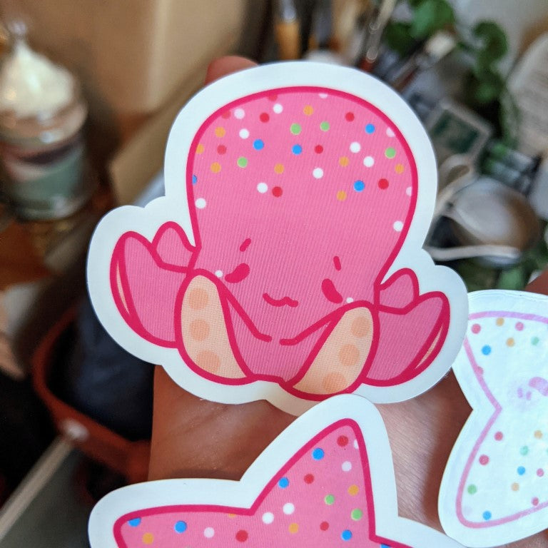 Sea Animal Cookies Stickers!