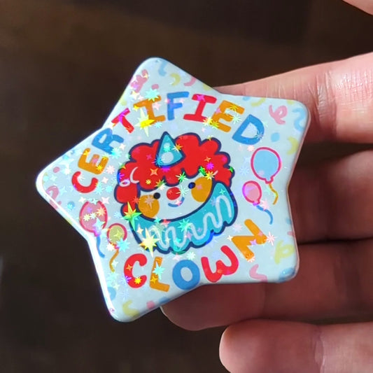 Star Certified Clown Buttons!