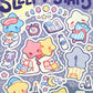Sleepy Star Baby Sticker Sheet!