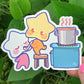 Sleepy Star Baby Stickers!