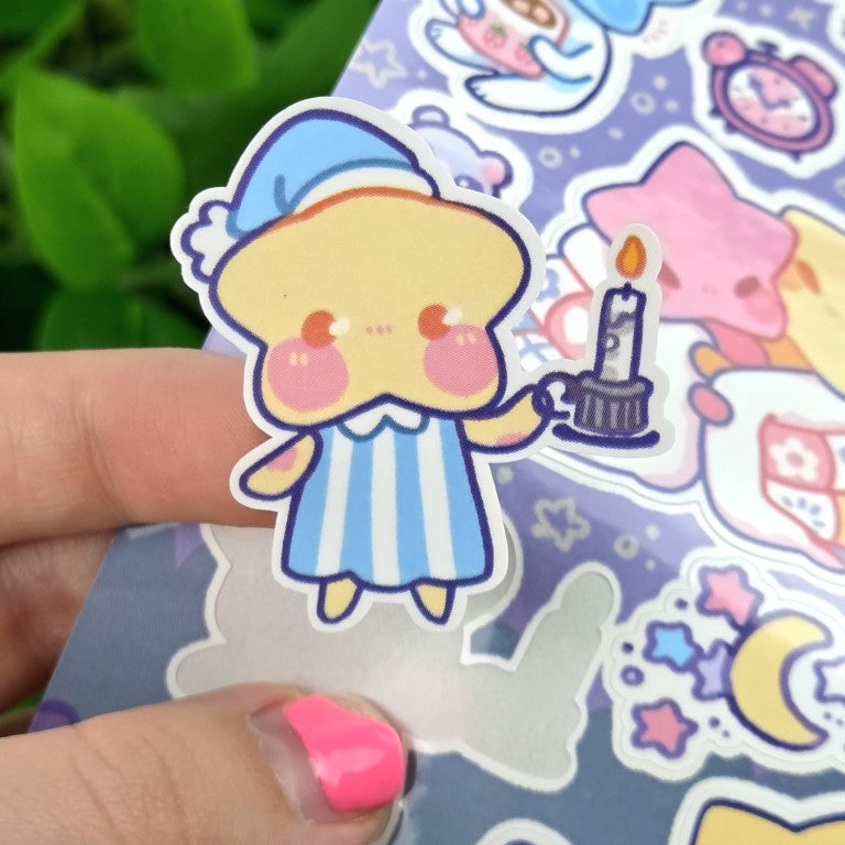 Sleepy Star Baby Sticker Sheet!