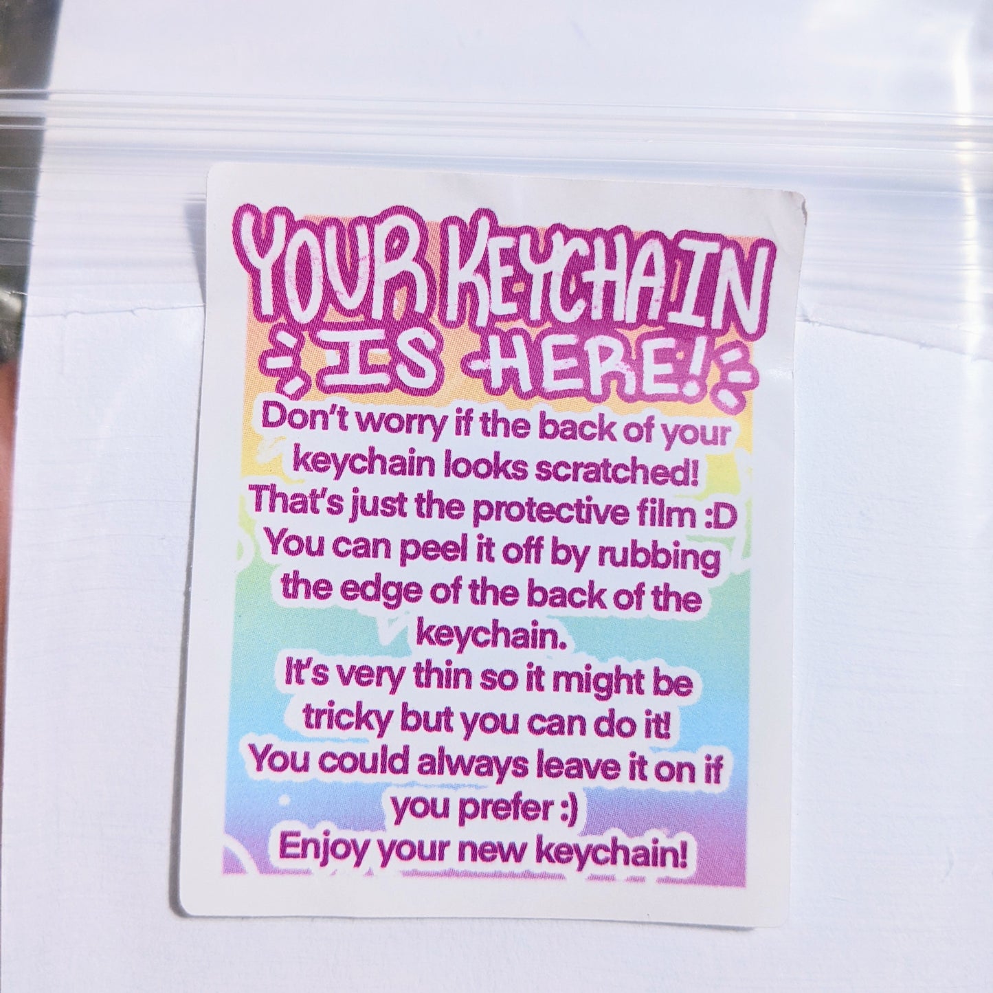Droopy Eyes Keychain