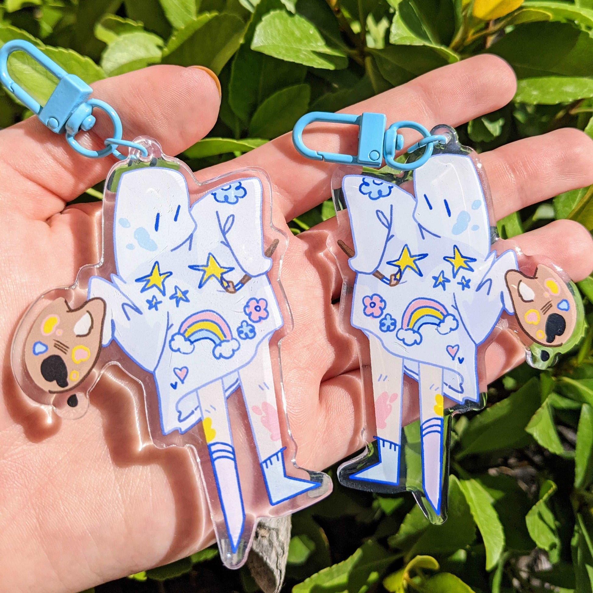Paint Ghost Keychain