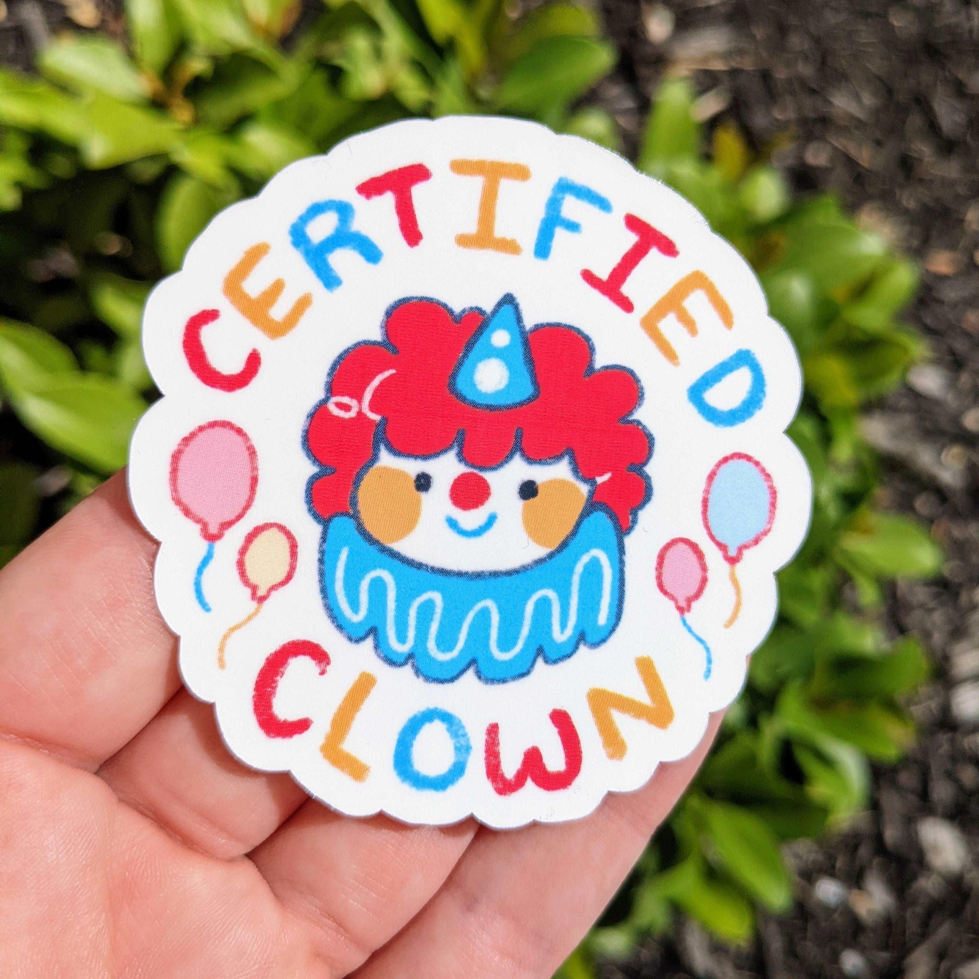 Certified Clown Sticker