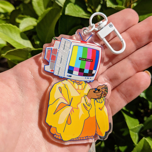 TV Head Keychain - MilkyTomato