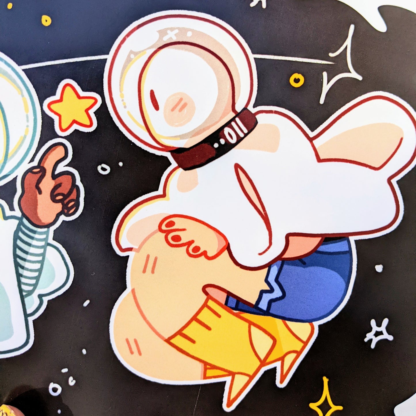 Mini Space Ghost Print 4x5 Glossy Print - MilkyTomato