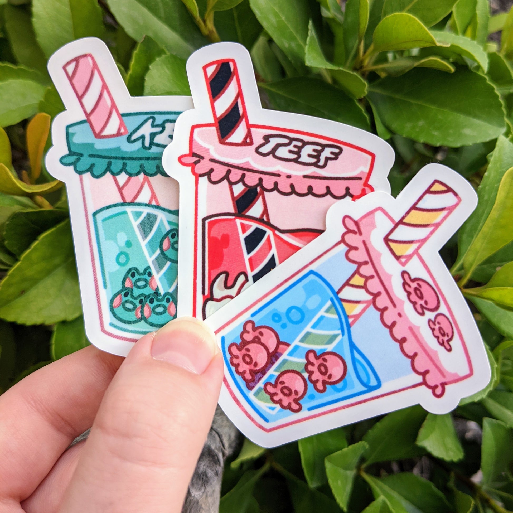 Boba Cup Sticker Set! - MilkyTomato