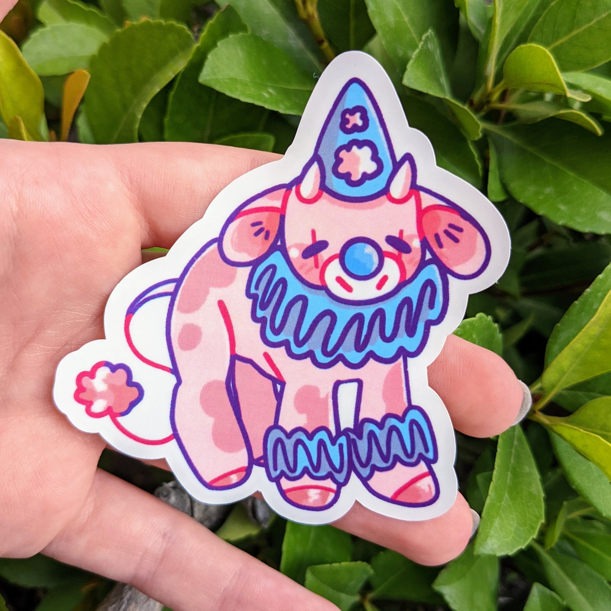 Cow Clown Sticker Set! - MilkyTomato