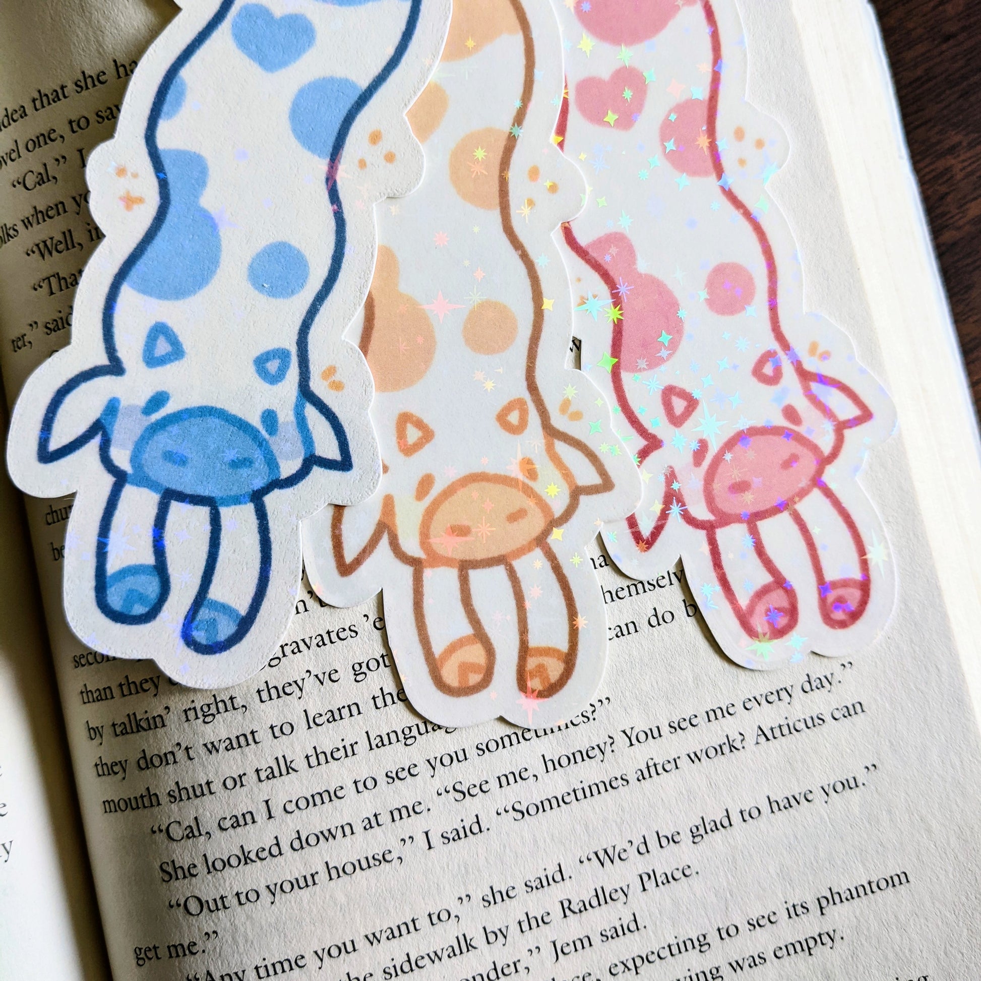 Sparkly Cow Bookmarks - MilkyTomato