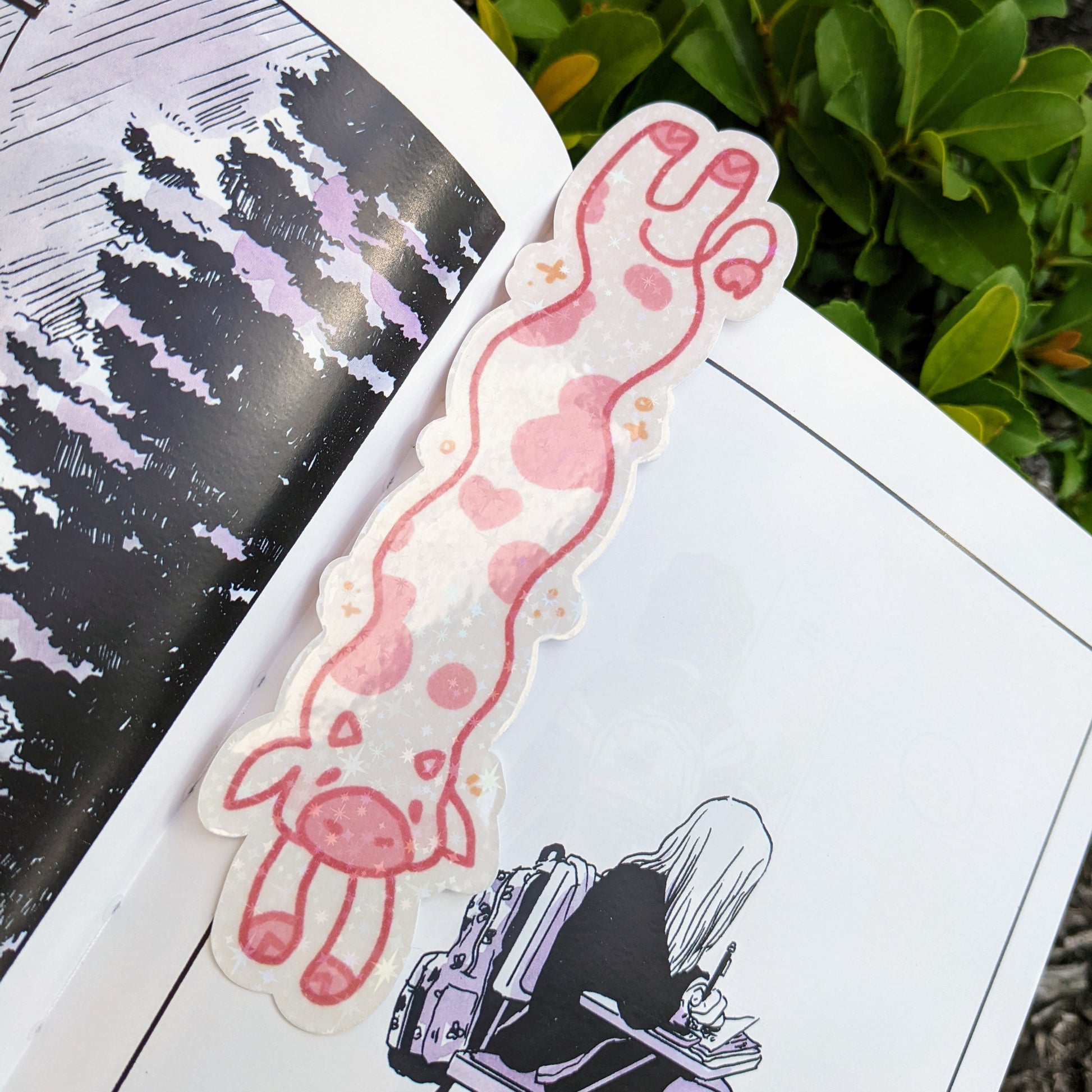 Cow Print Bookmark