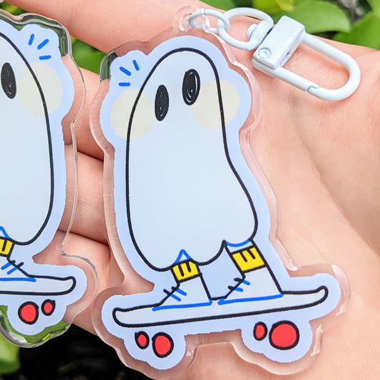 Doodle Ghost Keychains