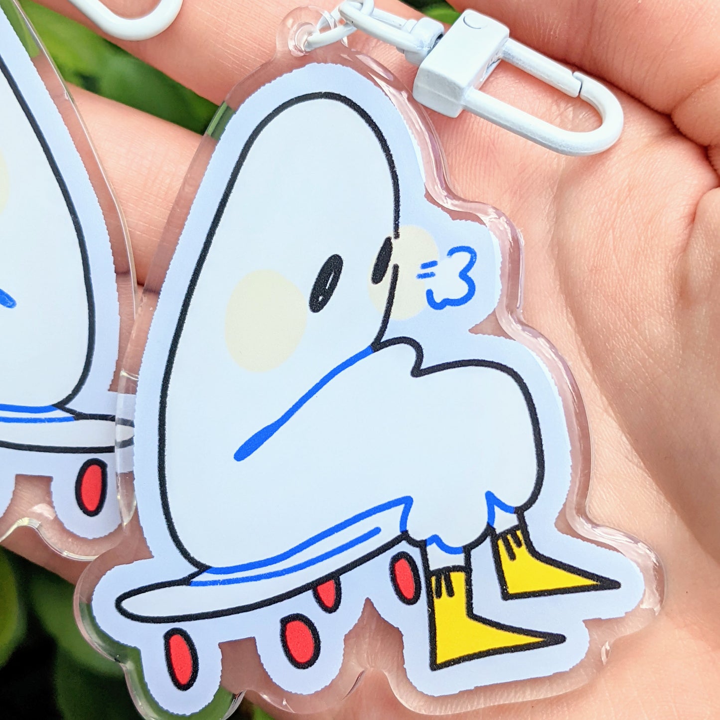 Doodle Ghost Keychains