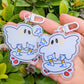 Doodle Ghost Keychains