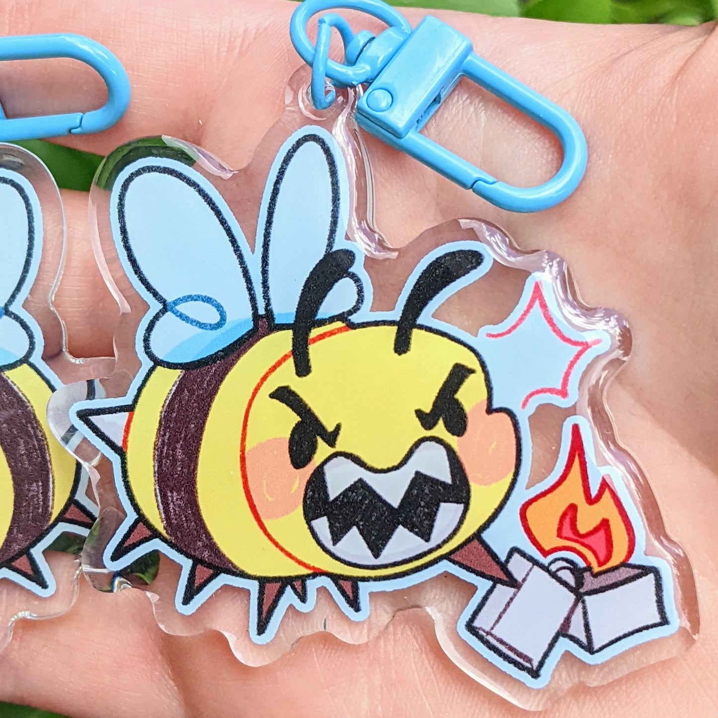 Chaotic Bee Keychains