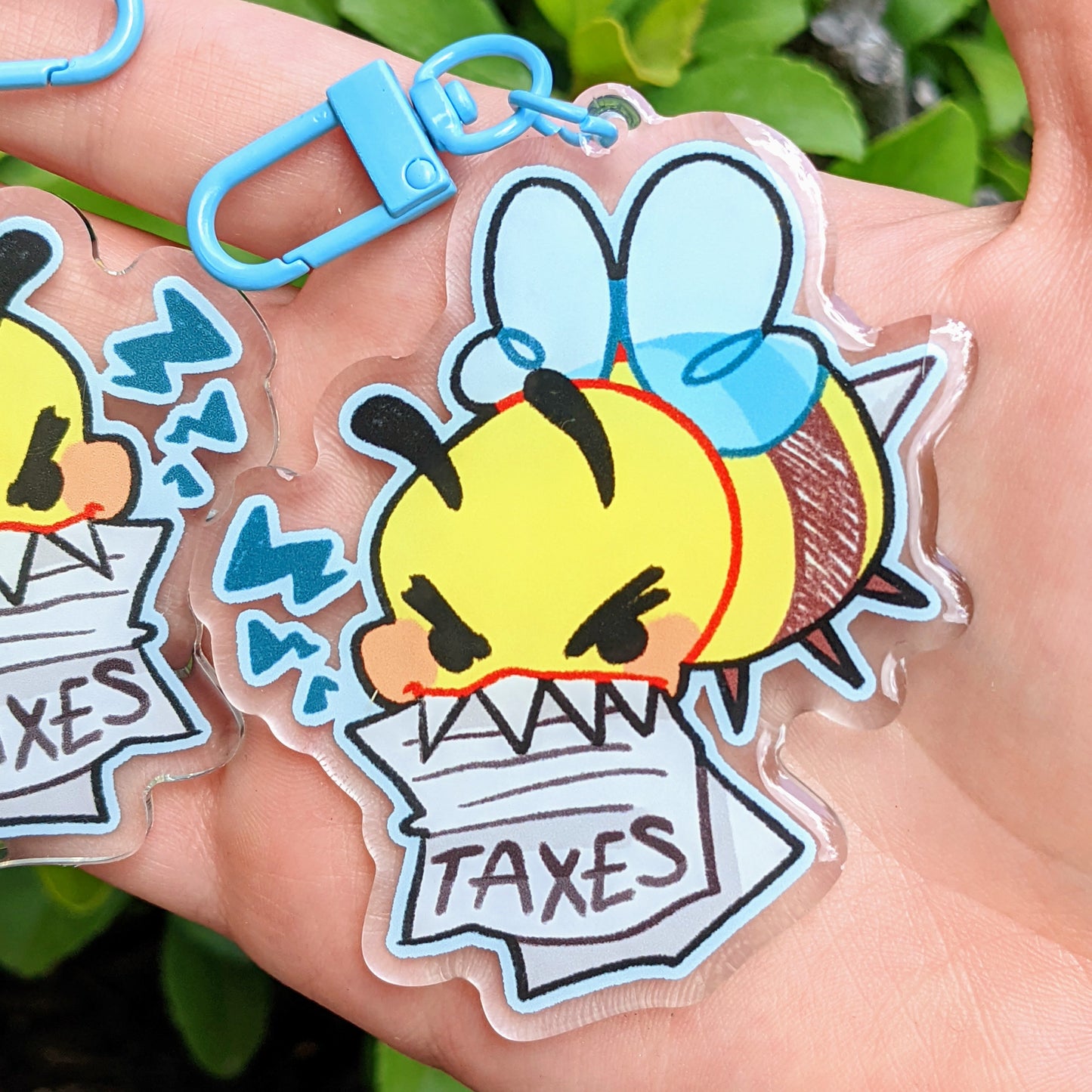 Chaotic Bee Keychains