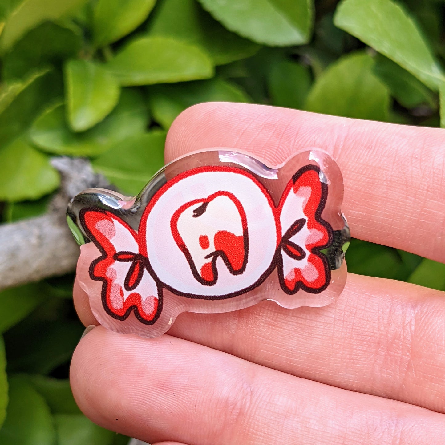 Teeth Candy Acrylic Pins