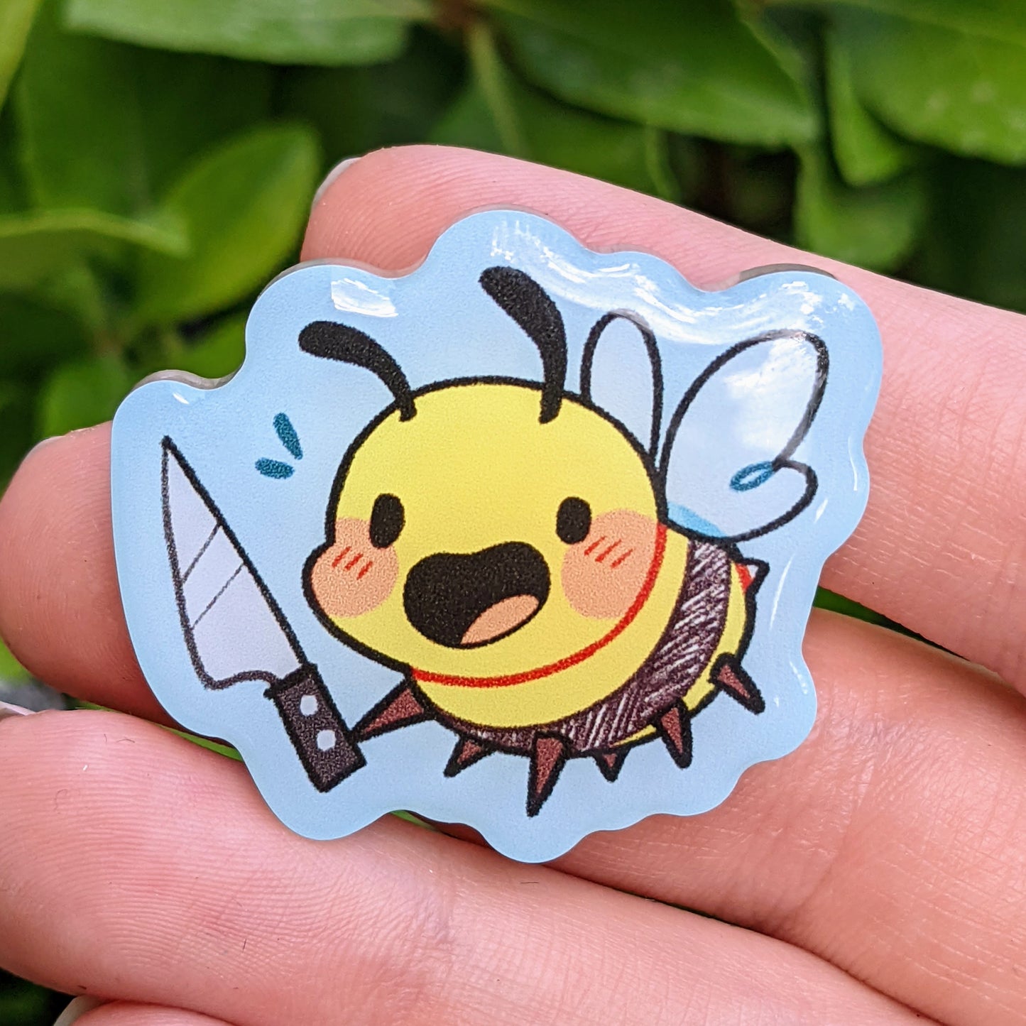 Chaotic Bees Acrylic Pins