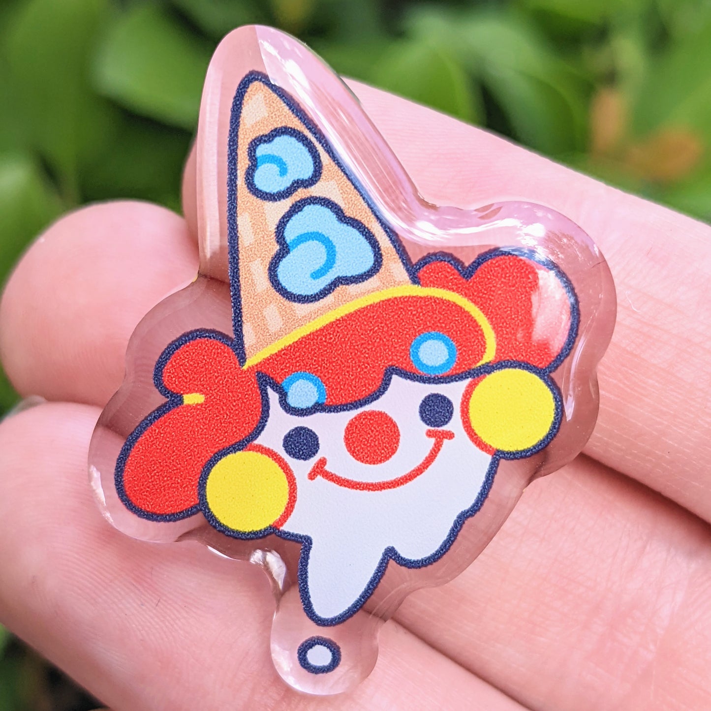 Ice Cream Clown Acrylic Pins