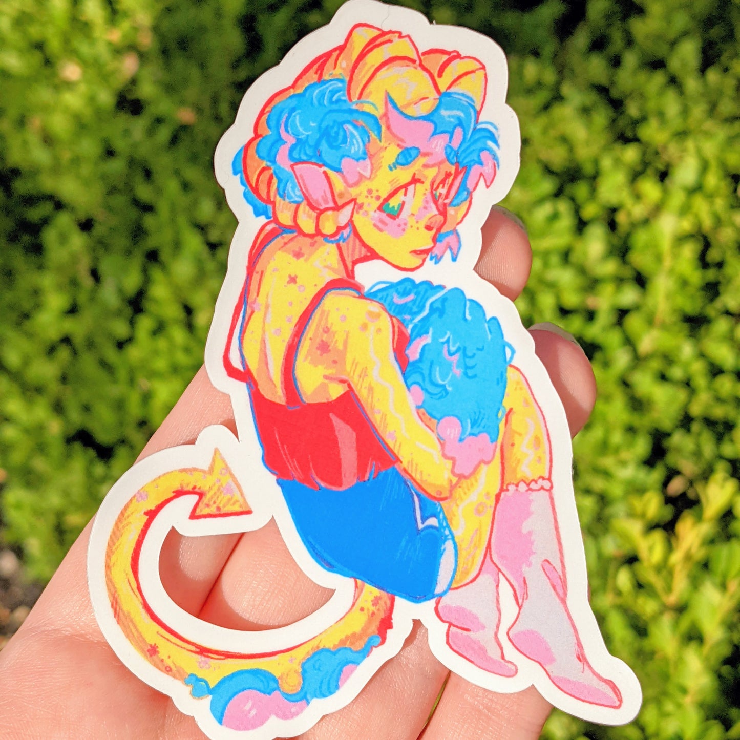 BIG Demon Girl Stickers!