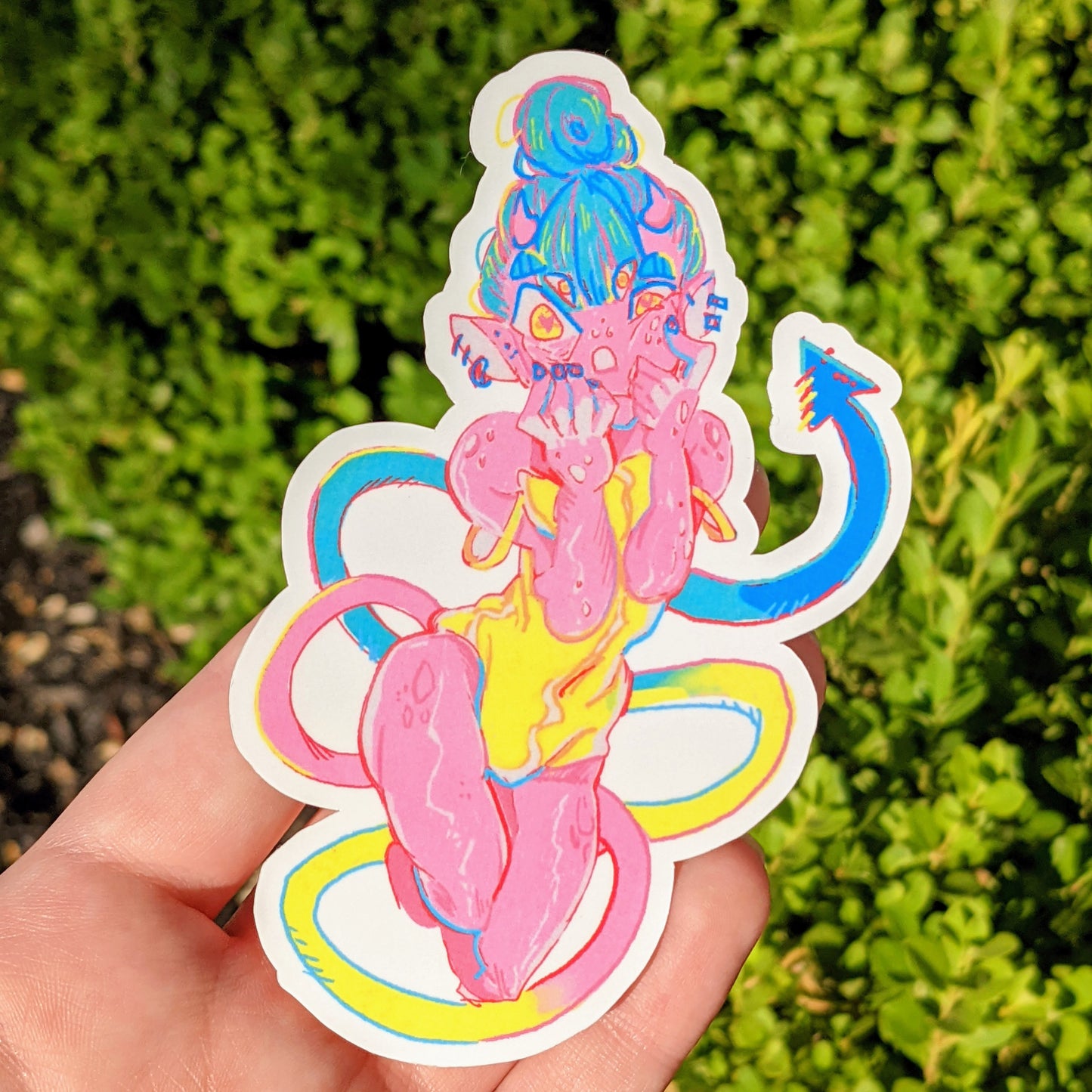 BIG Demon Girl Stickers!