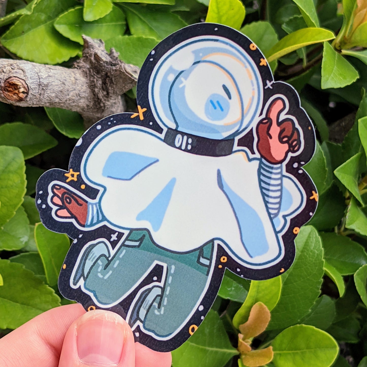 Space Ghost Duo Stickers