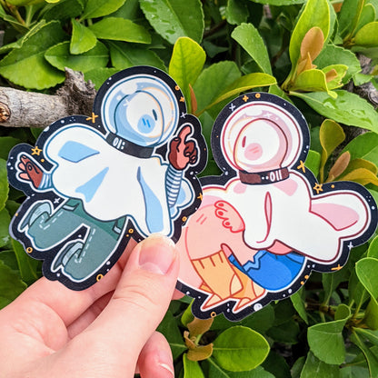 Space Ghost Duo Stickers