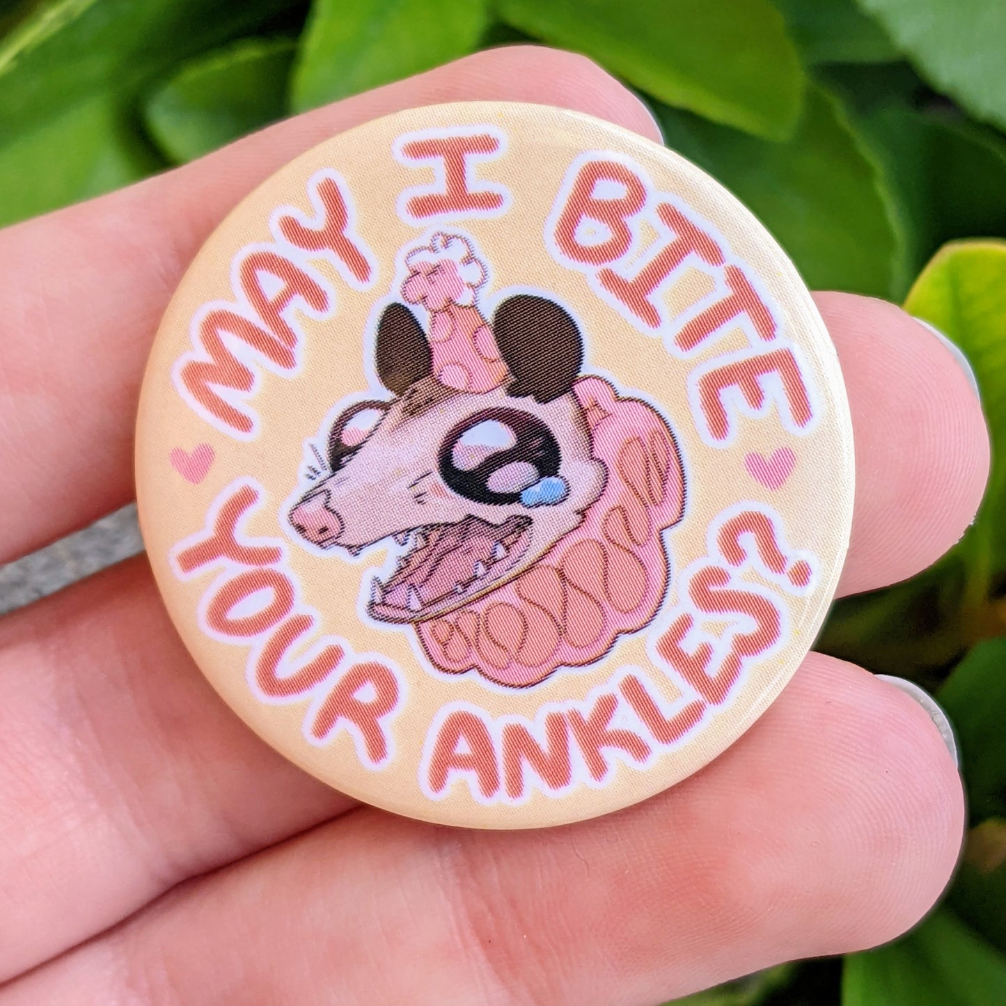 Party Opossum Buttons