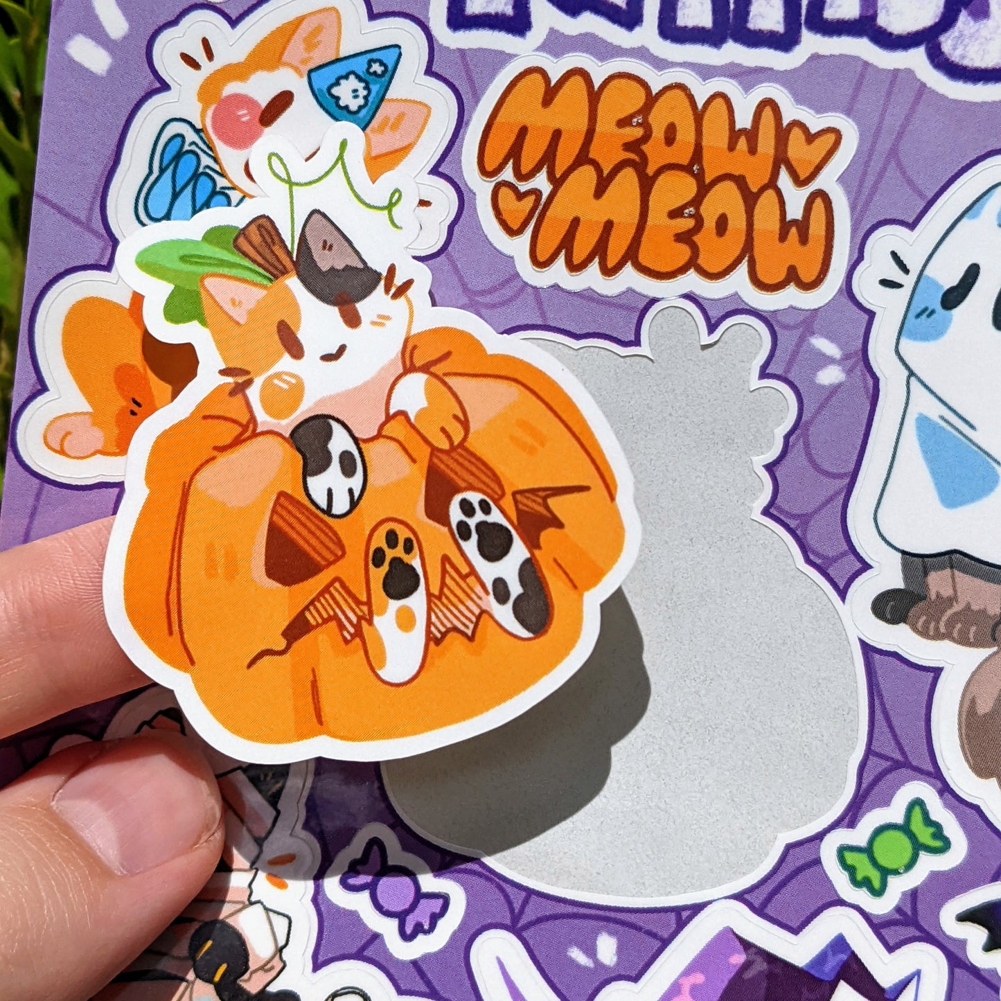 Halloween Kittens Sticker Sheet!