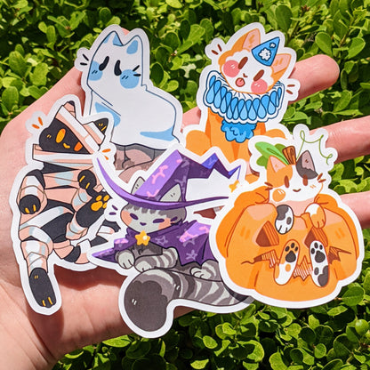 Halloween Kittens Stickers!