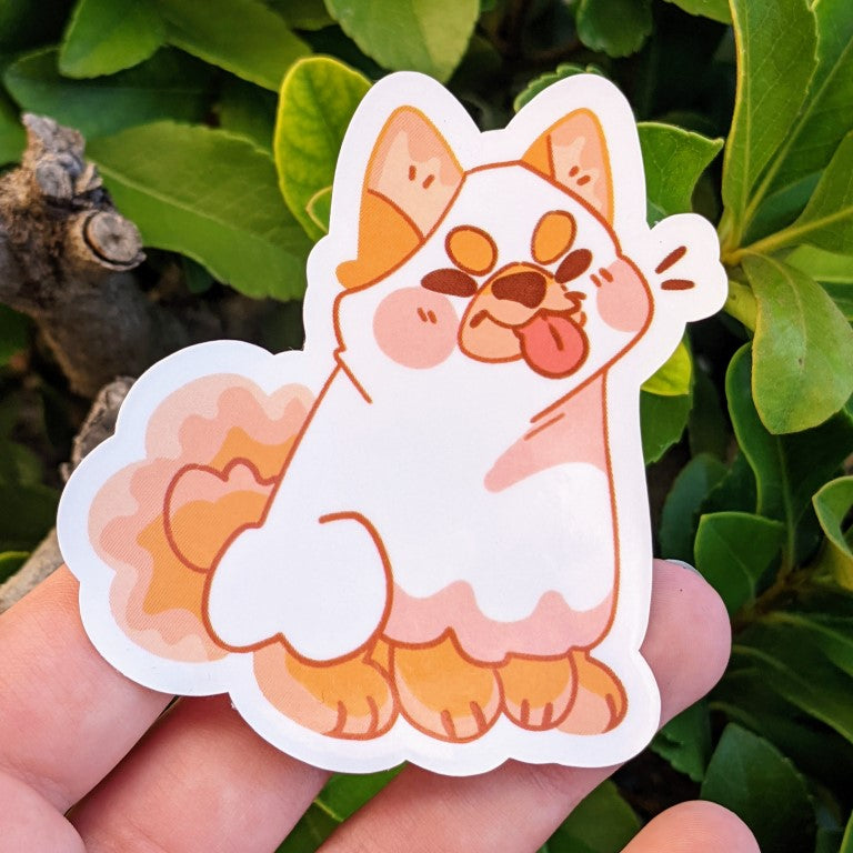 Cute Ghost Puppy Stickers!
