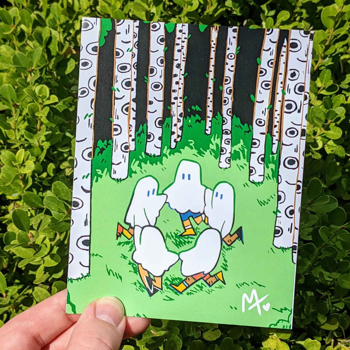 Forest Ghosts Mini Prints 4x5