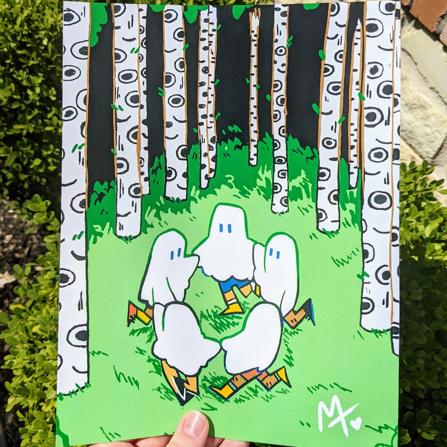 Forest Ghosts Prints 8.5x11