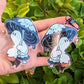 Mushroom Ghost Keychains