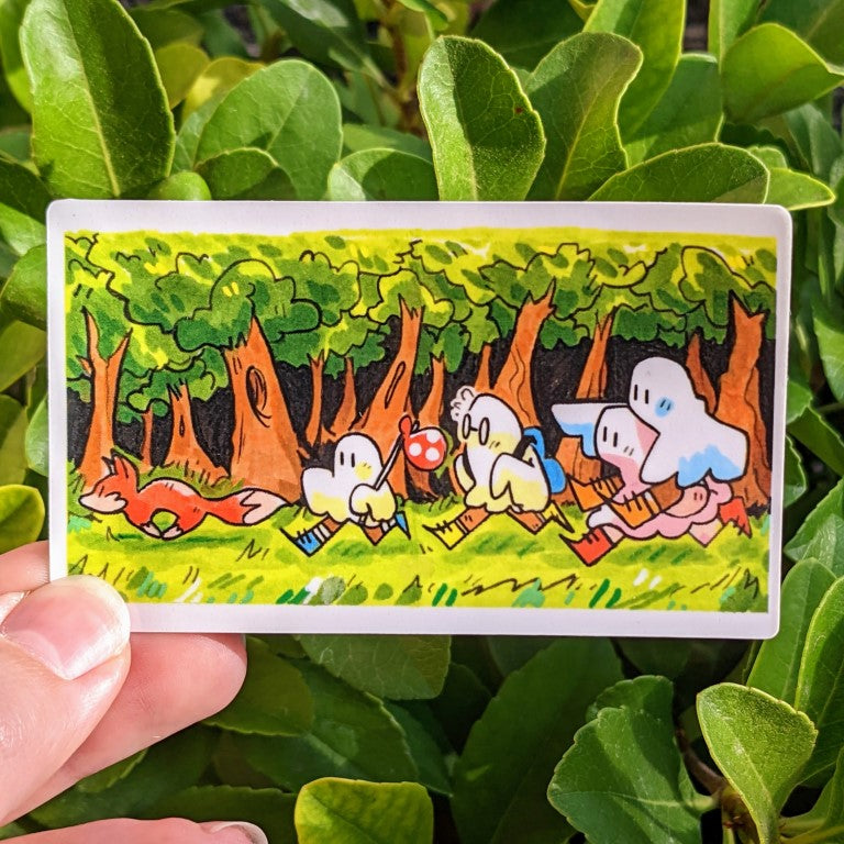 Tiny Ghost Art Sticker Set!