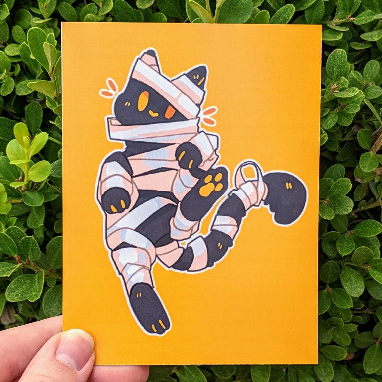 Halloween Kitties Mini Prints 4x5"