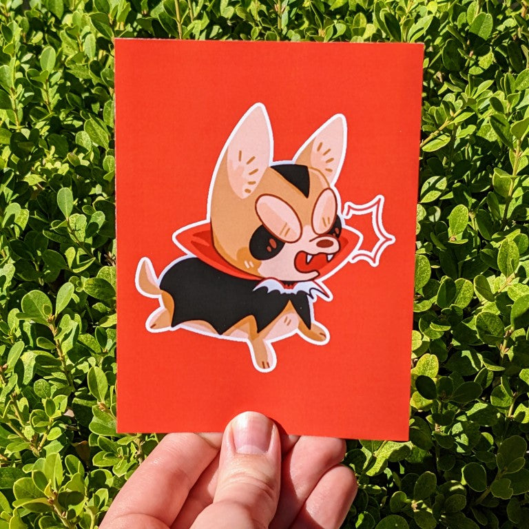 Halloween Puppies Mini Prints 4x5"