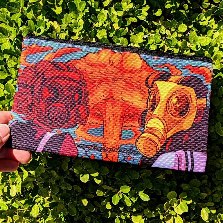 Gas Mask Girls Pencil Pouch